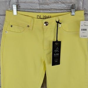 DL1961 Yellow Angel Skinny Jeans Size 29